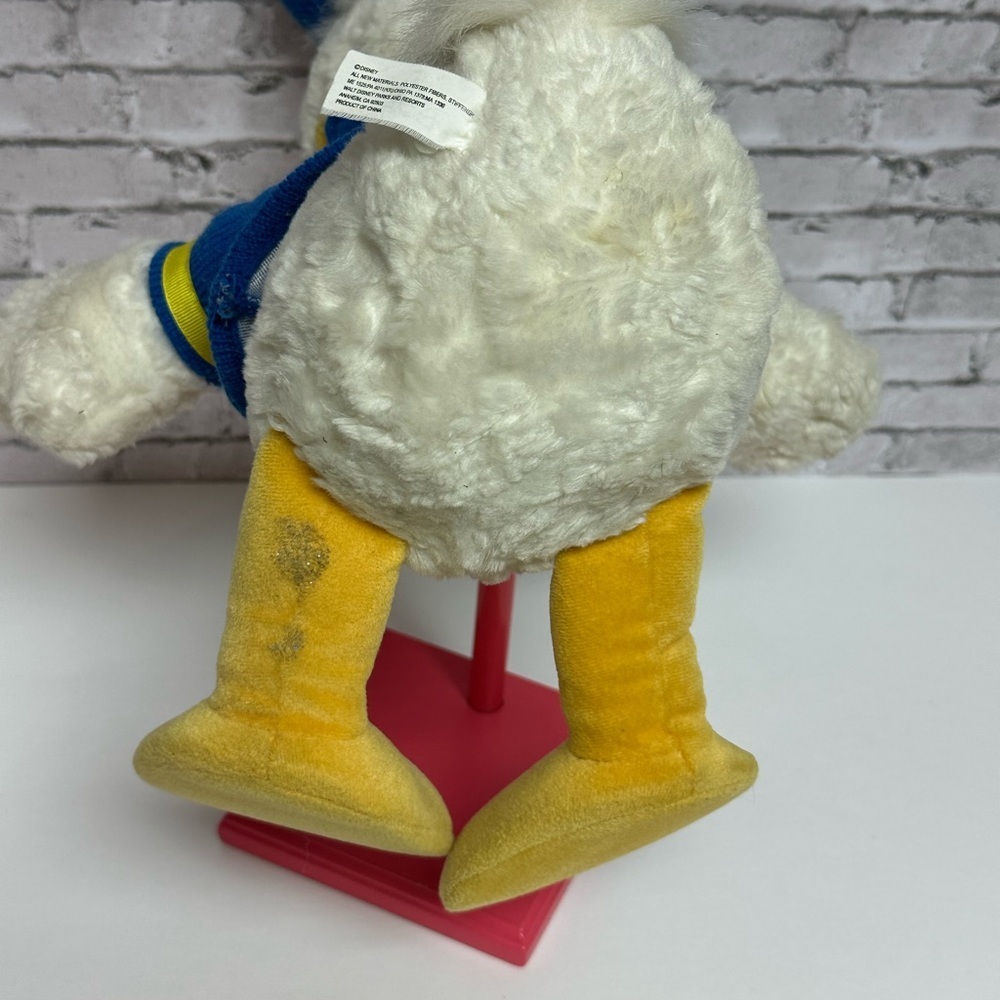 Disneyland Walt Disney Resort DONALD DUCK Vintage Plush 1990s Stuffed Animal - Picture 10 of 13